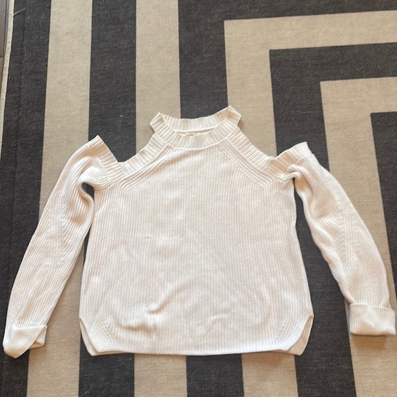 Rag & Bone White cold shoulder sweater - Picture 1 of 6